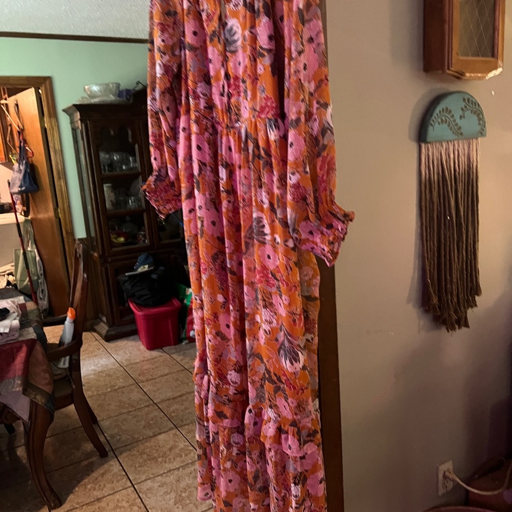 Floral Long Sleeve Dress